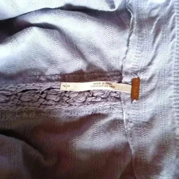 Free People Crop Top Linen NWOT - Picture 3 of 3